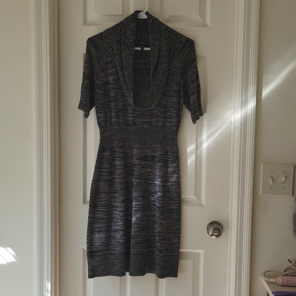Cowlneck Sweater Dress